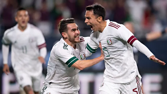 México en festejo del gol