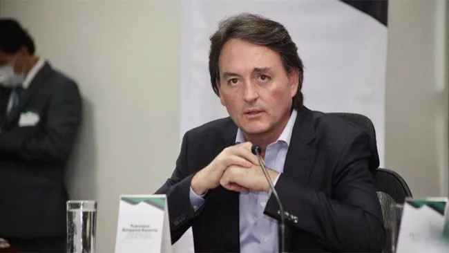  Francisco Xavier Berganza durante un evento