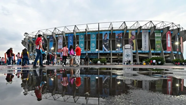 Estadio Azteca previo al Clásico Nacional