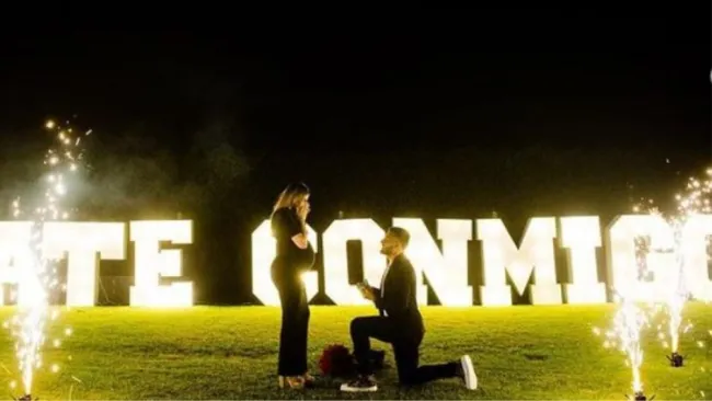 Alexis Vega propuso matrimonio a su pareja 