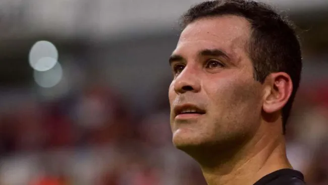 Rafa Márquez en una presentación