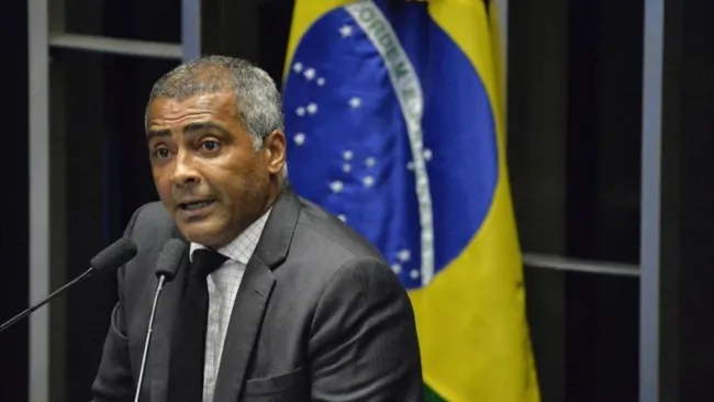 Romario en el Congreso brasileño
