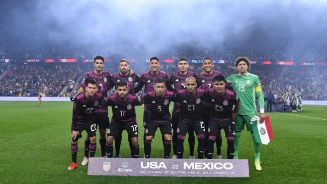 Jugadores mexicanos previo al duelo ante Estados Unidos