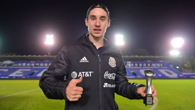 Marcelo Flores tras un partido con la Selección Mexicana Sub 20