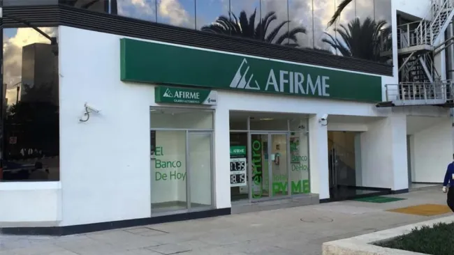 Una sucursal de Afirme