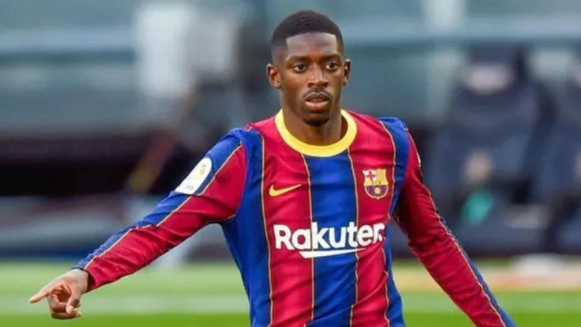 Dembélé con el Barcelona 