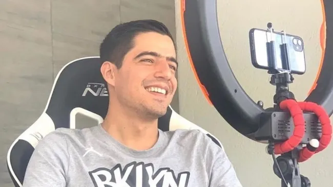 Andrés Vaca compartiendo imagen en Instagram