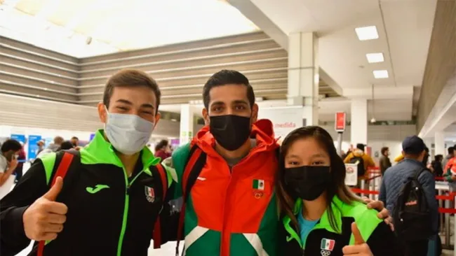 Parte de la delegación mexicana que partió a Panamericanos