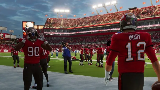 Tom Brady con los Buccaneers en Madden NFL 22