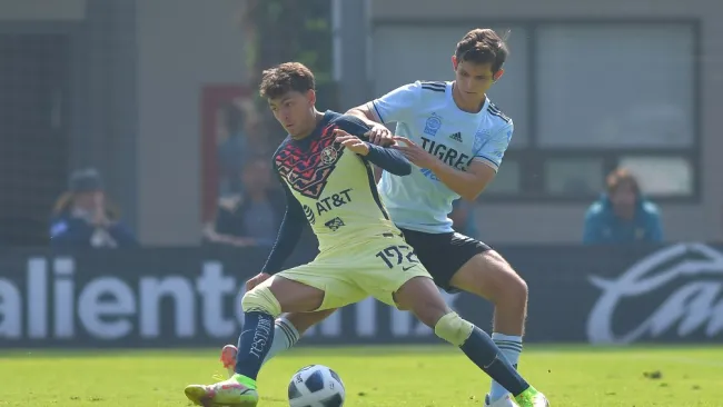 América y Tigres se enfrentan en un partido de la Sub 20