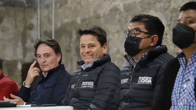 El diputado Cuauhtémoc Ochoa