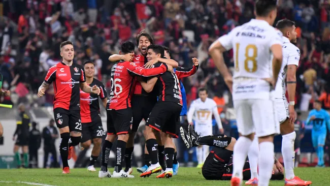 Atlas en festejo tras avanzar a la Final