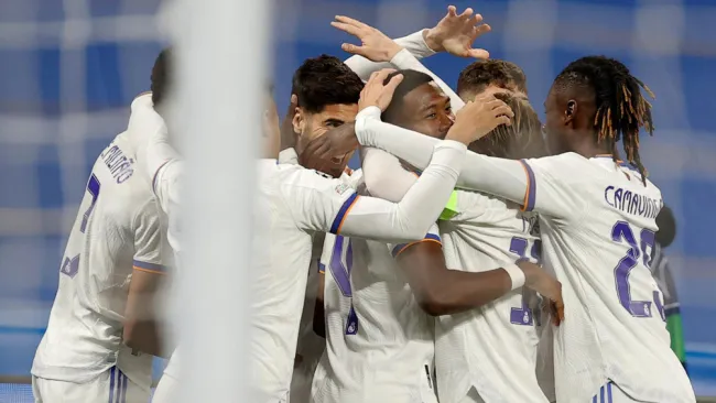 Real Madrid, en festejo de gol