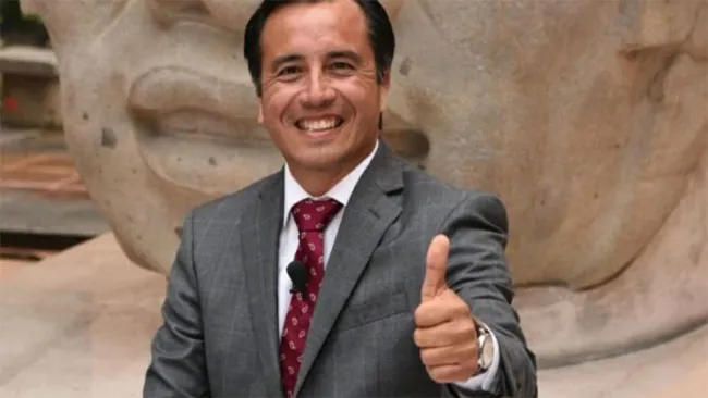 El Gobernador de Veracruz, el Ing. Cuitláhuac García