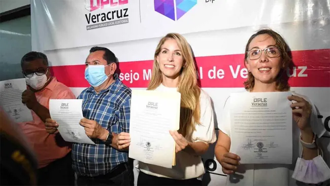 Parte del proceso en Veracruz