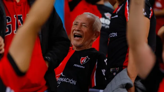 Aficionado de Atlas en el Estadio Jalisco