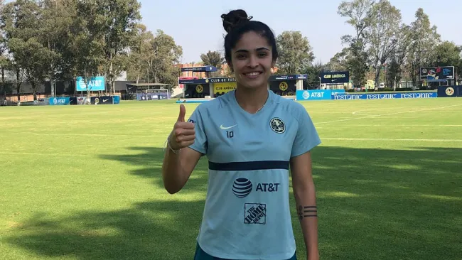 Dani Espinosa en las instalaciones de Coapa 