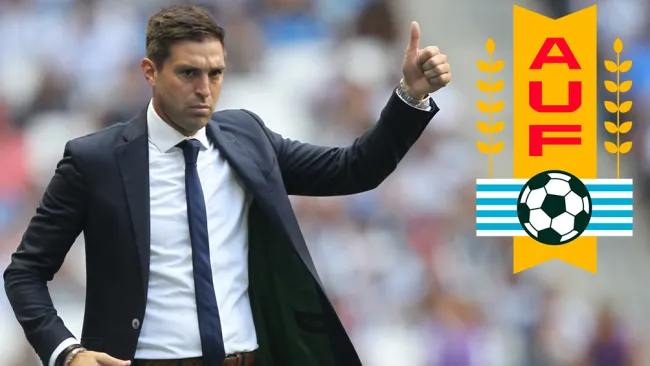 Diego Alonso en un juego de Rayados