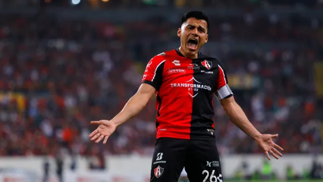 Aldo Rocha durante un partido con Atlas