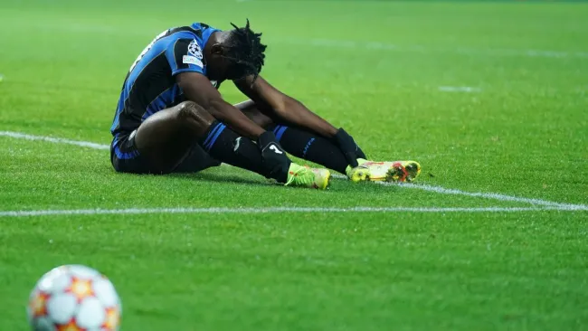 Duván Zapata en lamento con Atalanta