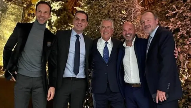 Zague, Martinoli, Salinas Pliego, Luis García y Nacho Suárez