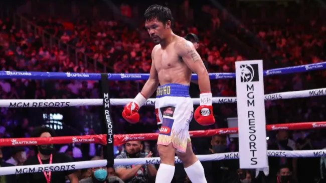Manny Pacquiao durante pelea de box