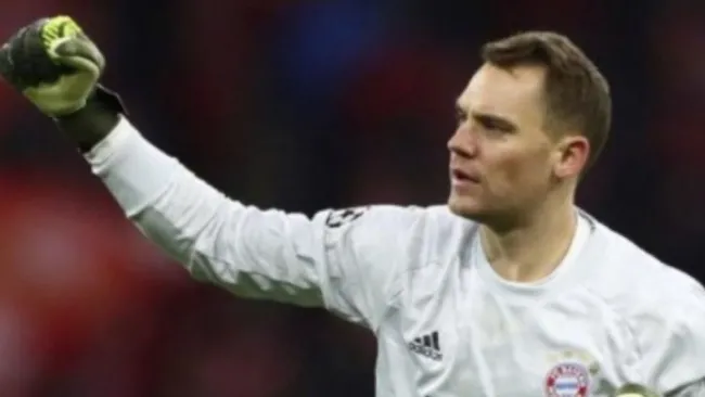 Neuer en un partido con el Bayern