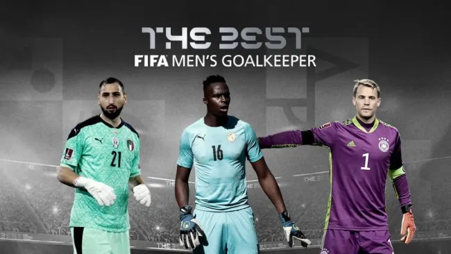 Donnarumma, Neuer y Mendy, nominados a 'Mejor Portero' por la FIFA