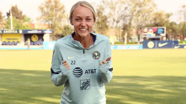 Sarah Luebbert, jugadora de las Águilas del América