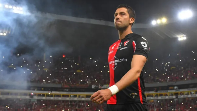 Hugo Martín Nervo durante un partido con Atlas