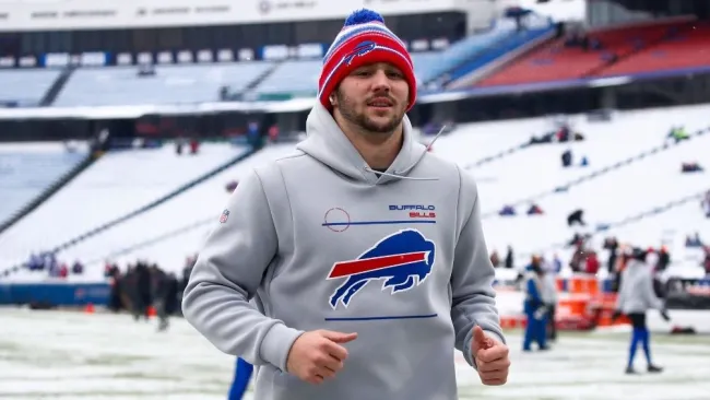 Allen en un partido con Bills