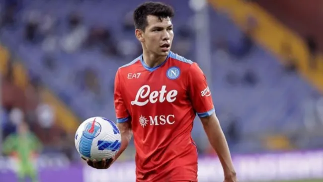 Chucky Lozano en lamento con Napoli 