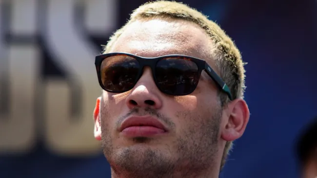 JC Chávez Jr. previo a una función de boxeo