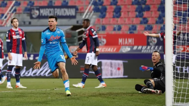 Chucky Lozano: Doblete del mexicano ante el Bologna