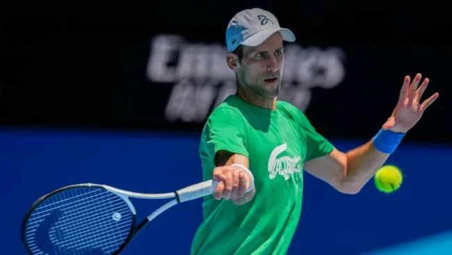 Djokovic en un torneo 