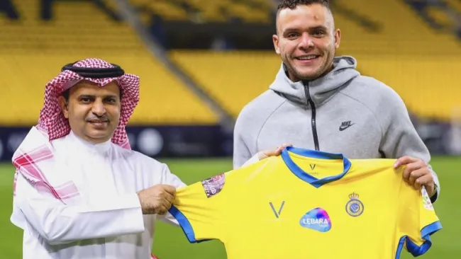 Jonathan Rodríguez jugador del Al Nassr