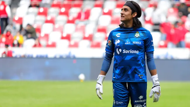 Acevedo previo a un juego de Santos