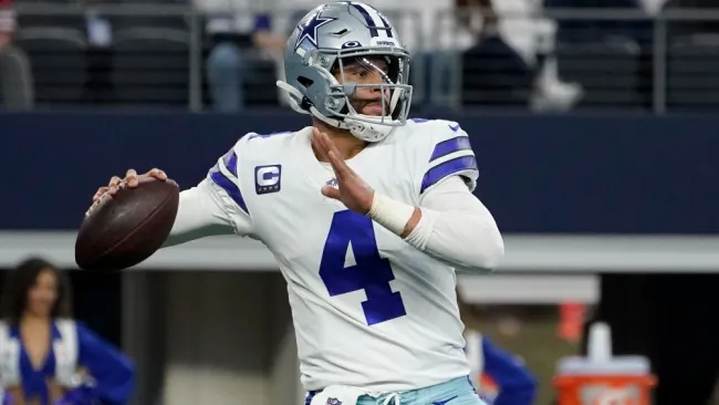 Dak Prescott en acción con los Dallas Cowboys