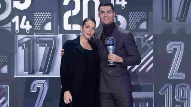 Cristiano Ronaldo y Georgina en los premios The Best