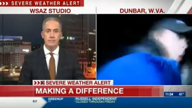 La reportera fue atropellada en vivo