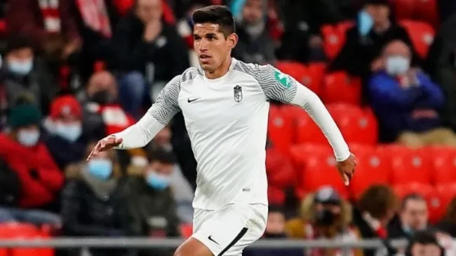 Luis Abram en acción en Europa