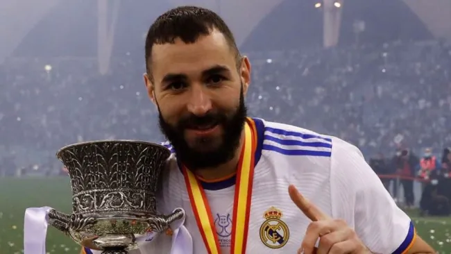 Karim Benzema después de la Supercopa de España