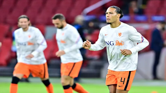 Van Dijk con la Selección de Holanda