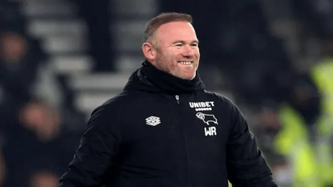 Wayne Rooney durante los entrenamientos del Derby 