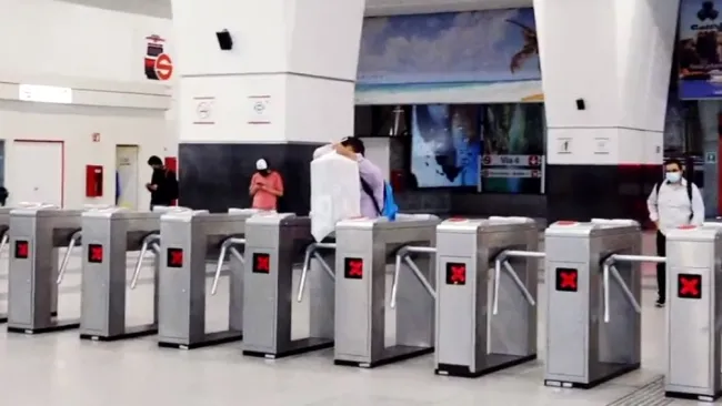 Entrada al Tren Suburbano