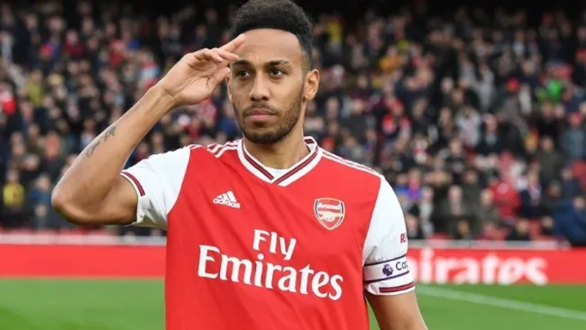 Pierre-Emerick Aubameyang con el Arsenal