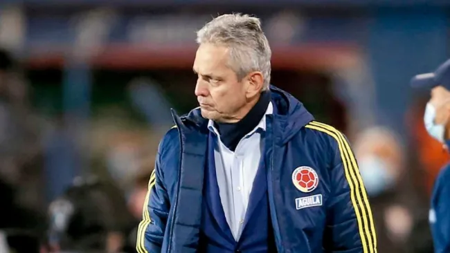 Rueda en un partido con Colombia 