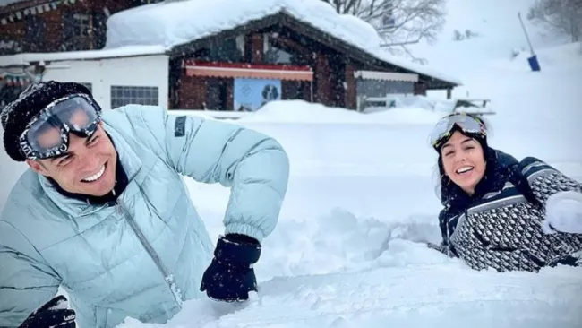Cristiano Ronaldo junto a Georgina Rodríguez