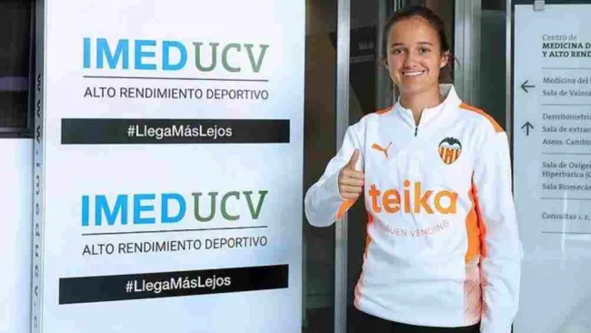 Sofía Álvarez debutó con el Valencia 
