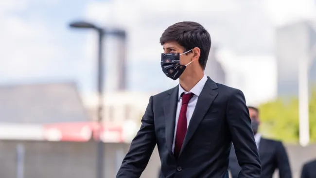 Jürgen Damm en un viaje con el Atlanta United